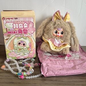 Baby Three Macchiato Mini Rabbit Bag blind box series “ Amber Coffee Candy"